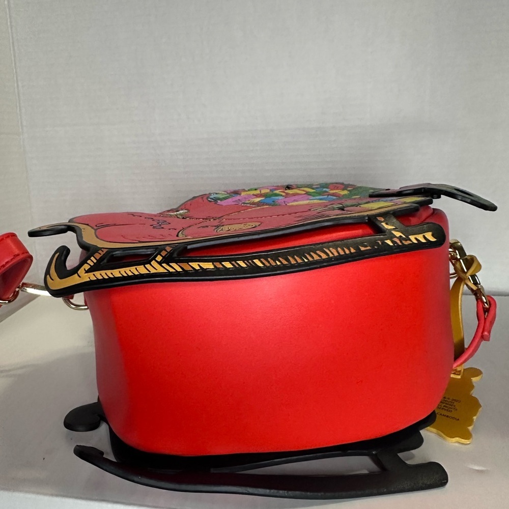 Loungefly Dr. Seuss How The Grinch Stole Christmas Crossbody Bag Grinch Sleigh - Picture 4 of 7
